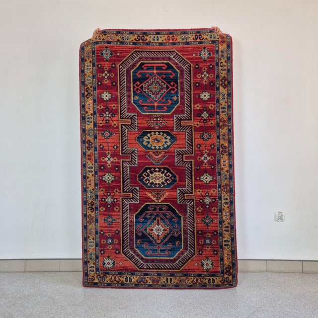 Vintage Handwoven Wool Rug Bagdad, 1970s For Sale - Image 11 of 11