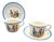 Tea Cups by Gariboldi for Richard Ginori, 1940s, Set of 2 For Sale