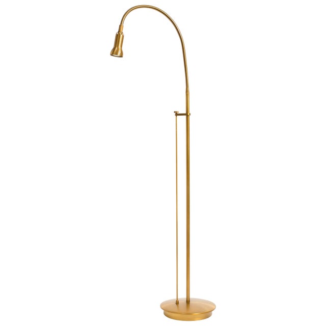 Brass Gooseneck Floor Lamp Chairish