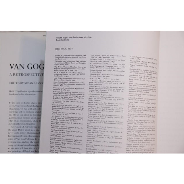 Van Gogh, a Retrospective. Hardcover book with dustjacket, published in 1986 by Beaux Arts Editions. 385 pages, with 125...