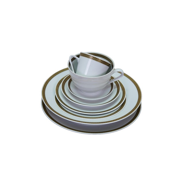 Mid-Century Modern Veb Colditz German Porcelain China Dinnerware Serving Set - 114 Pcs For Sale - Image 3 of 15