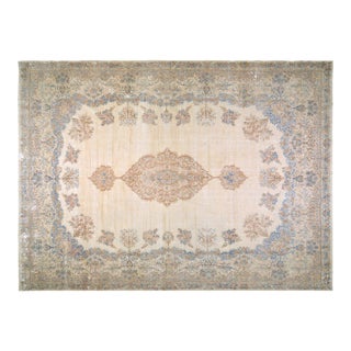 Vintage Chinese Art Deco Hand Knotted Wool Rug, 13'2x17'10 For Sale