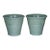 Gladding McBean & Co Planter Celadon Green Artistic Series 1204 Stamped GMBC, Pair For Sale