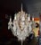 Glass 71" Opulent & Monumental 1920's French Louis XV Versailles Palace Rock Crystal 9 Light Torchiere/ Floor Lamp For Sale - Image 7 of 18