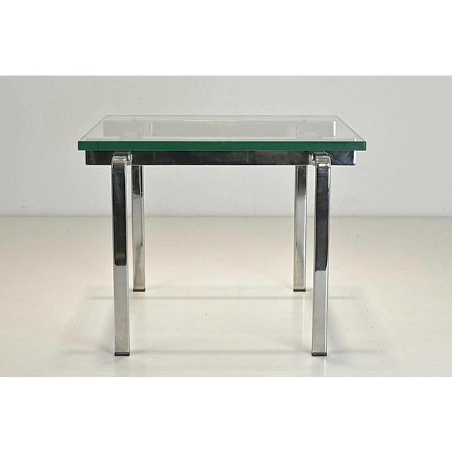 Steel and Glass Side Table by Preben Fabricius and Jørgen Kastholm for Kill International, Germany, 1968 For Sale - Image 4 of 10