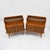 Brown Mid-Century Modern Nightstands in Ashwood, Italy, 1950s, Set of 2 For Sale - Image 8 of 10