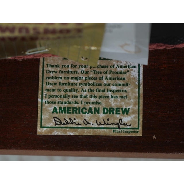 Set of 8 American Drew Chippendale Mahogany Dining Chairs For Sale - Image 16 of 18