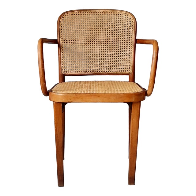 811 F or Prague Chair by Josef Hoffmann for Thonet, 1930s For Sale