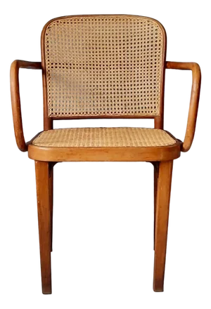 811 F or Prague Chair by Josef Hoffmann for Thonet, 1930s