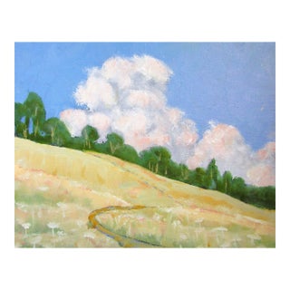 North Hill Sonoma Lynne French 11x14 California Landscape Oil Painting For Sale