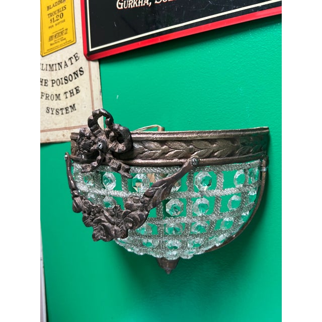 Mid-Century Modern 1970s Half Moon Sconces - a Pair For Sale - Image 3 of 5