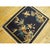 1920s Blue Foliate Antique Chinese Art Deco Rug 1'7'' X 2' Knotted Wool Carpet For Sale - Image 4 of 9