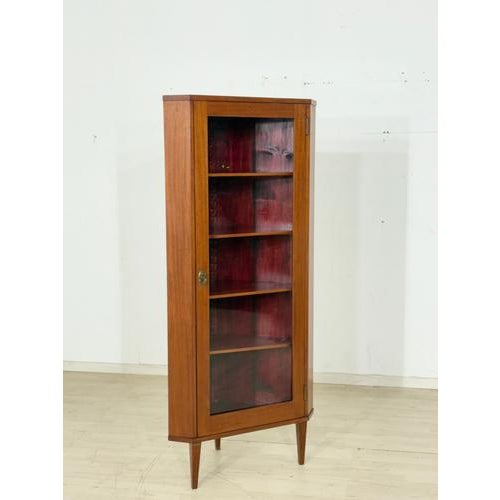 Vintage Corner Cabinet in Teak, 1960s For Sale - Image 10 of 13