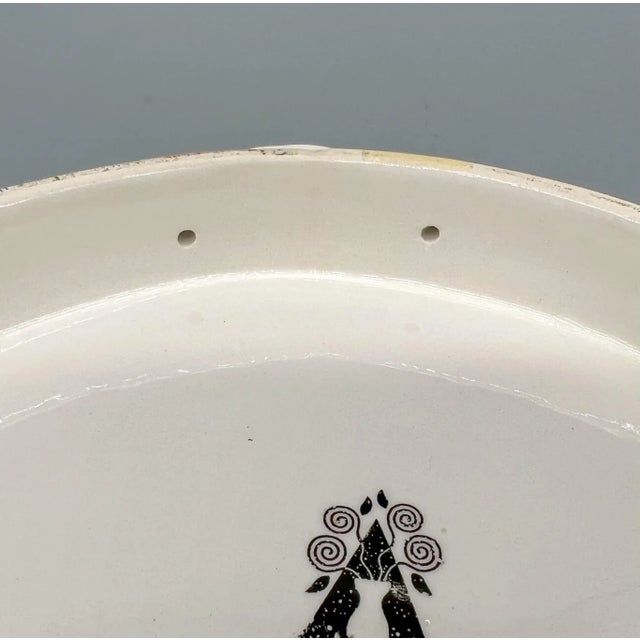 White Traditional French Style Asparagus Plate For Sale - Image 8 of 8