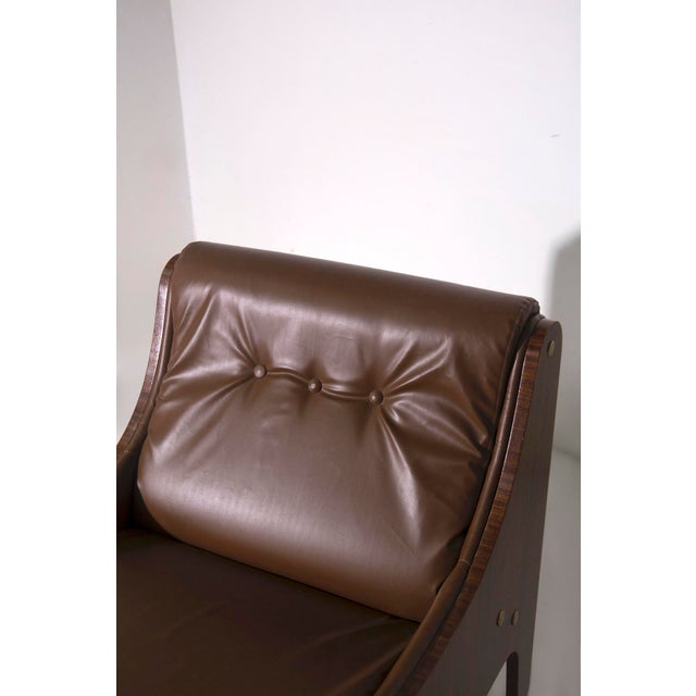 Set of Milord Armchairs in Original Leather by Marco Zanuso for Arflex, 1958 For Sale - Image 11 of 14