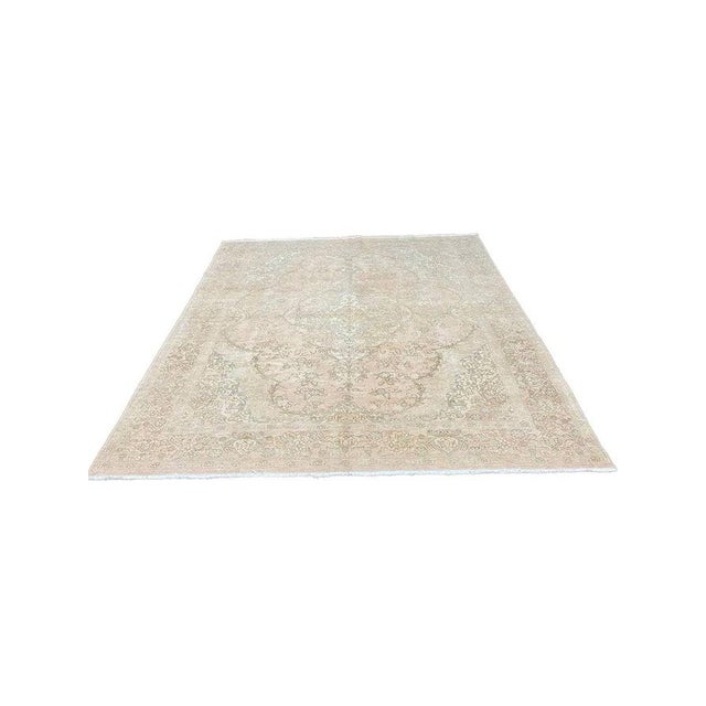 1950s 1950s Old Persian Tabriz Area Rug 8 X 11 For Sale - Image 5 of 12