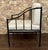 Black Wrought Iron Black Lounge Chair with White Fabric For Sale - Image 8 of 18