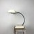 Kaiser (Idell) desk lamp shining from the 1960s with U-shaped neon tube. Metal ivory colors, luminaires movable, as well...