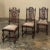 Wood Set of 6 Antique French Renaissance Barley Twist Dining Chairs For Sale - Image 7 of 13