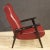 Italian Armchair in Red Faux Leather, 1970s For Sale - Image 12 of 13