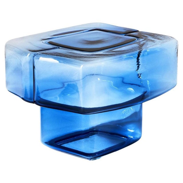 Plastic Fluid Joinery Glass Side Tables by Linde Freya Tangelder for Cassina, Set of 3 For Sale - Image 7 of 18