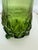 Vintage MCM L E Smith Diamond Butt 3 Wheel Green Swung Tall Vase For Sale In Houston - Image 6 of 10