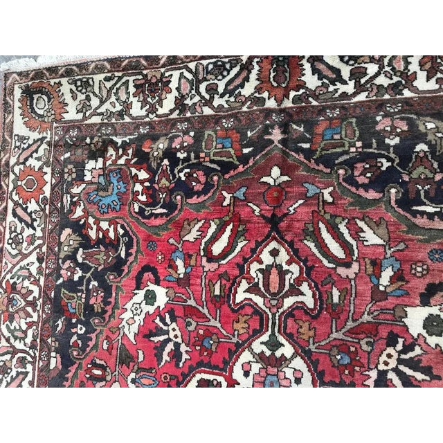 1960s Hand Knotted Bakhtiar Rug For Sale - Image 5 of 15