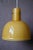 Metal Scandinavian Yellow Glass and Brass Ceiling Light For Sale - Image 7 of 9