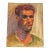 Late 20th Century Male Heady Study | Contemporary Mog Young Park Oil Painting For Sale