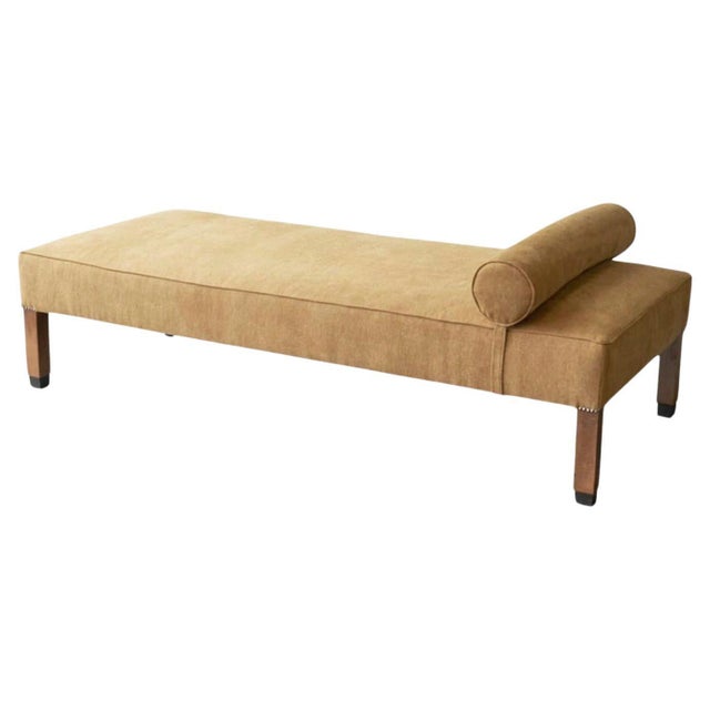 Art Deco Daybed in Stonewashed Linen, 1930s For Sale - Image 14 of 14