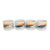 Vintage Studio Nova Hi-Fi Rainbow Ceramic Napkin Ring Holders - 4 pcs For Sale