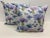 Pair of 20" Square Pillows With a Blue & Purple Cornflower Floral Pattern - Made in Uk For Sale - Image 10 of 10