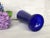 Blue Cobalt Blue Glass Hyacinth Vase For Sale - Image 8 of 11