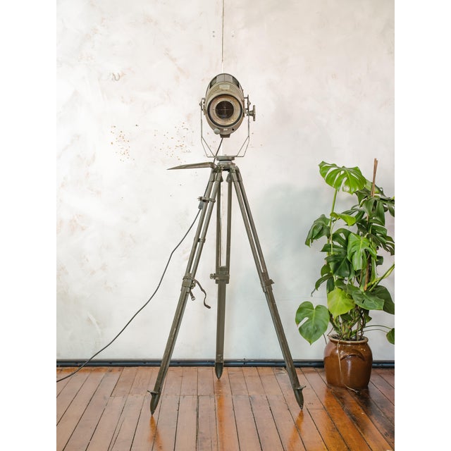 Industrial Theater Spotlight Floor Lamp from ADB, Belgium, 1960s For Sale - Image 4 of 15