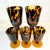 Mid 20th Century Cinco De Mayo - Mid-Century Hollywood Regency Murano Water Goblets - Set of 10. For Sale - Image 5 of 10