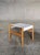 Early Danish Oak Stool with Quilted Canvas Seat by Hans Bølling for Torben Ørskov, 1960s For Sale - Image 10 of 10