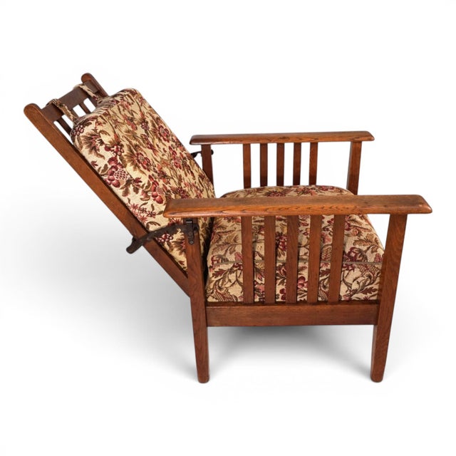 Brown Goettinger Professor's Chair, 1930s For Sale - Image 8 of 18