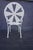 White 1930s François Carré Sunburst Armchair For Sale - Image 8 of 9