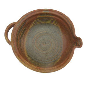 Vintage Wally Schwab Nw Studio Stoneware Pottery Mixing Bowl With Spout & Handle