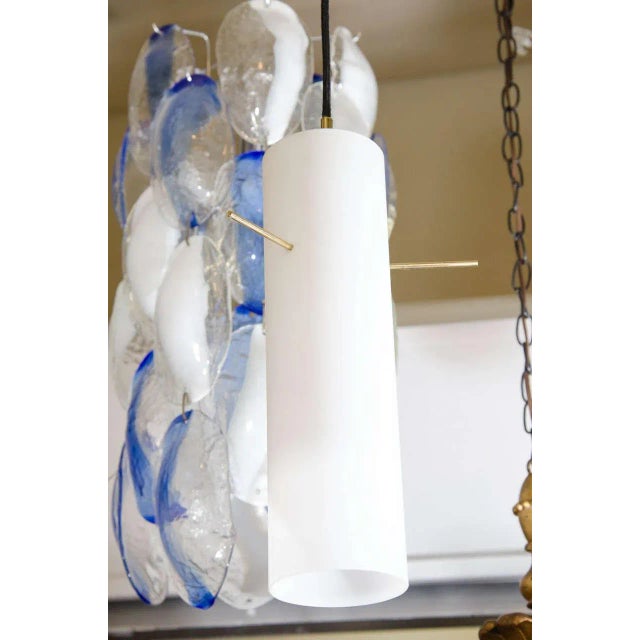 1950s Italian 1950s Modern Pendant Light Attributed to Stilnovo For Sale - Image 5 of 7