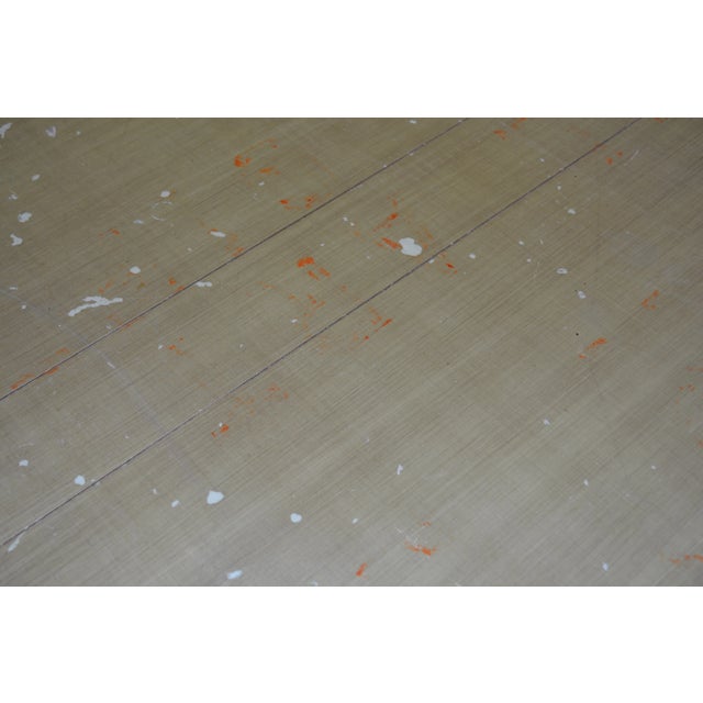 Wood 1950s Vintage Green Wooden Asian / Chinoiserie Dining Table with 3 Leaves For Sale - Image 7 of 13