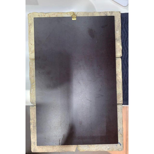 Ceramic 17th Century Portuguese Tiles Panel with Saints Decor For Sale - Image 7 of 8