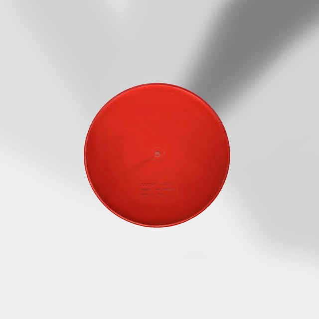 Kartell Italian Wastepaper Basket Model 4670 by Gino Colombini for Kartell, 1970s For Sale - Image 4 of 9