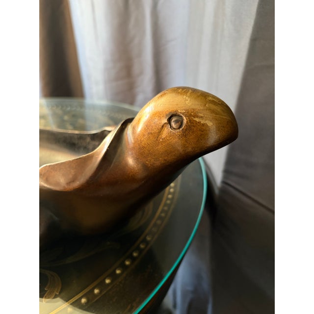 Mid-Century Modern Late 20th Century Carolyn Kinder Collection Ironwood Sea Turtle Box – Hand Carved Coastal Sculpture With Removable Lid For Sale - Image 3 of 9