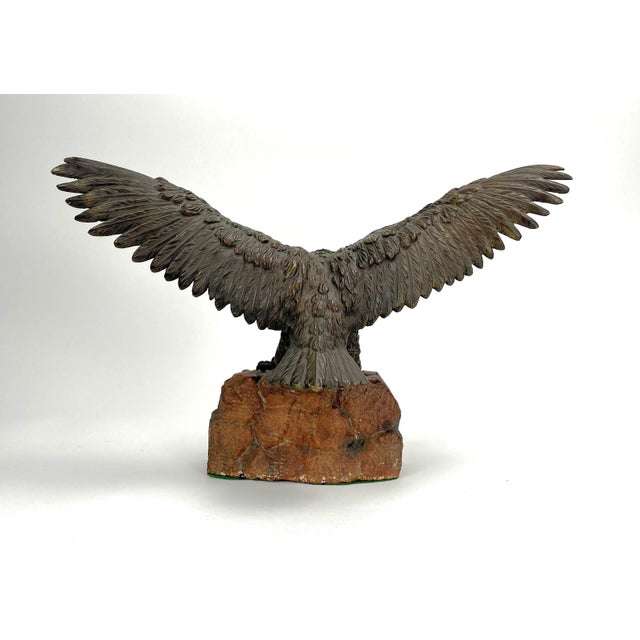 19th Century Mounted Austrian Bronze Eagle For Sale In Miami - Image 6 of 8