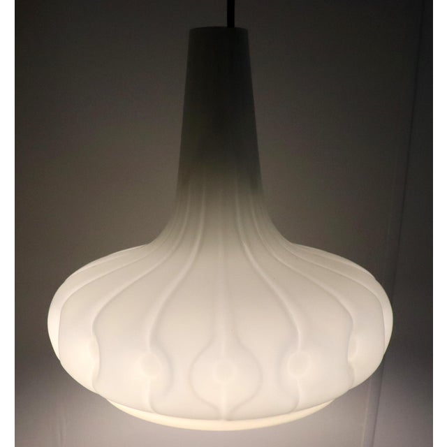 Milk Glass Pendant from Peill & Putzler For Sale - Image 9 of 14
