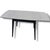Extendable Dining Table with White Formica Top with Black Legs For Sale - Image 4 of 10