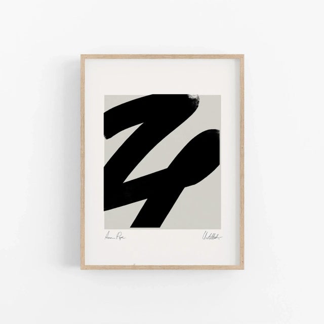 Contemporary Abstract Lines Giclee Print, Framed For Sale In Philadelphia - Image 6 of 6