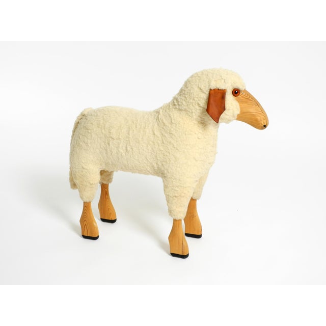 Tan Sheep by Hanns Peter Krafft for Meier, 1980s For Sale - Image 8 of 18