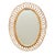 Mid-Century Modern French Riviera Mirror in Bamboo Rattan, 1960s For Sale - Image 3 of 10